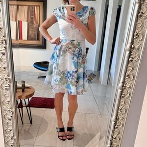 Orsay Fit and Flare Flores print summer dress Knee Length